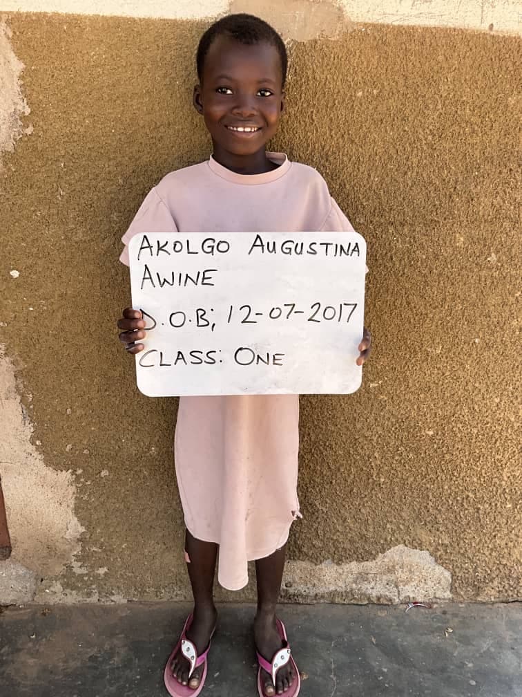 Augustina, a child in Ghana