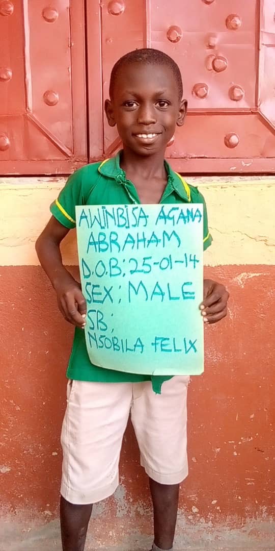 Abraham Agana Awinbisa from Ghana