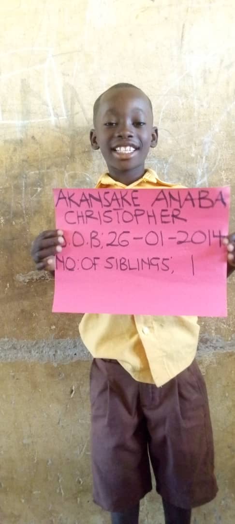 Anaba Christopher Akansake from Ghana