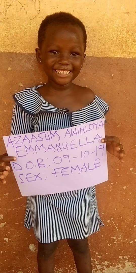 Emmanuella Awinloya Azaasum from Ghana