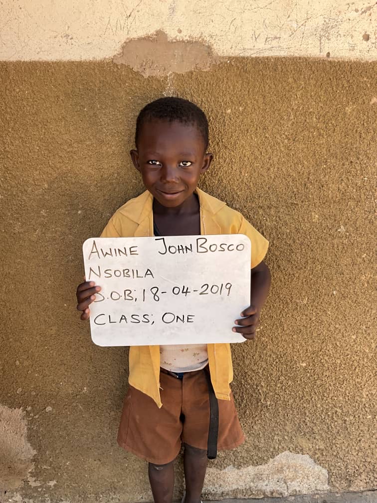 John Bosco Nsobila Awine from Ghana