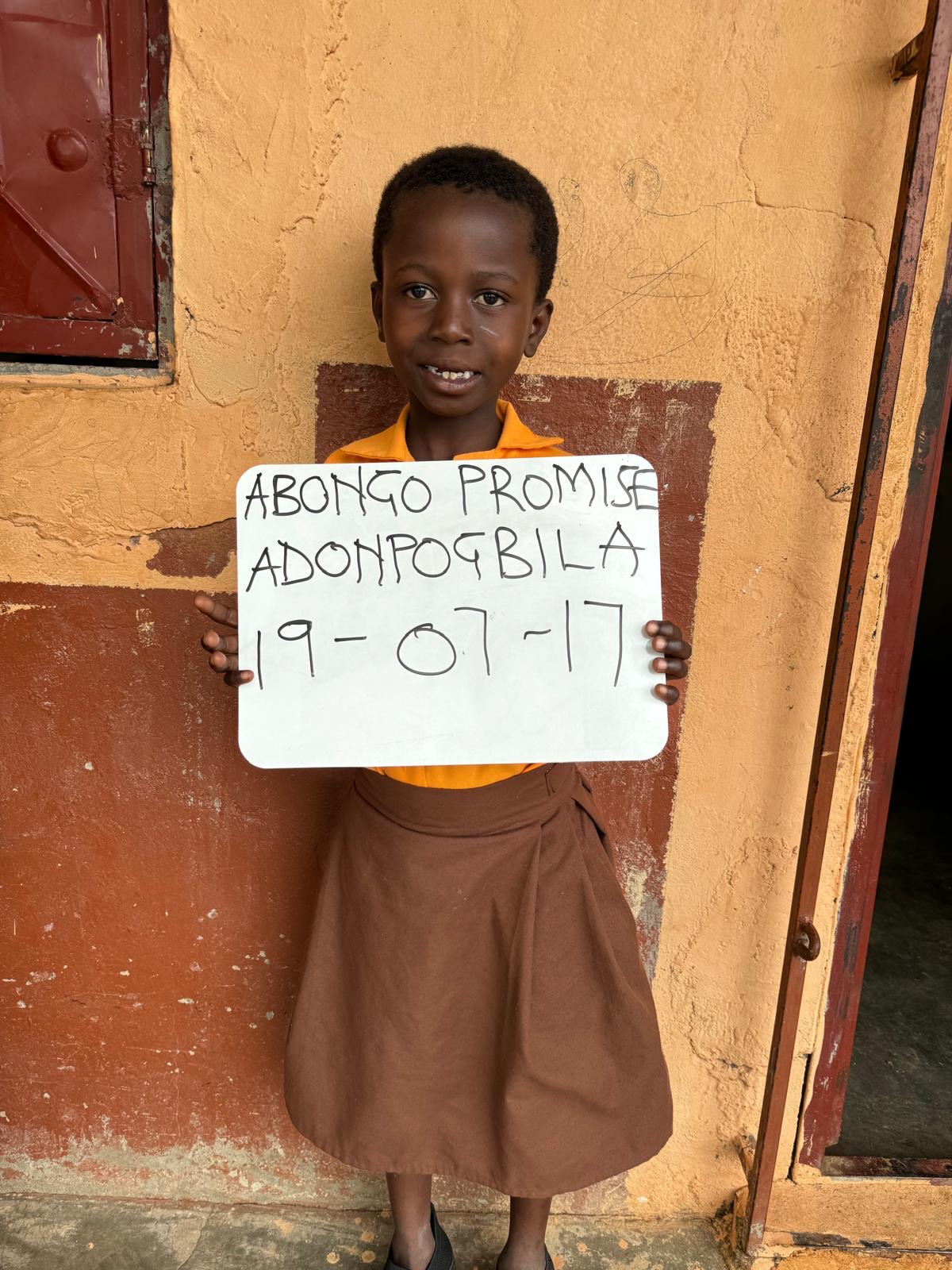 Photo of Promise Abongo