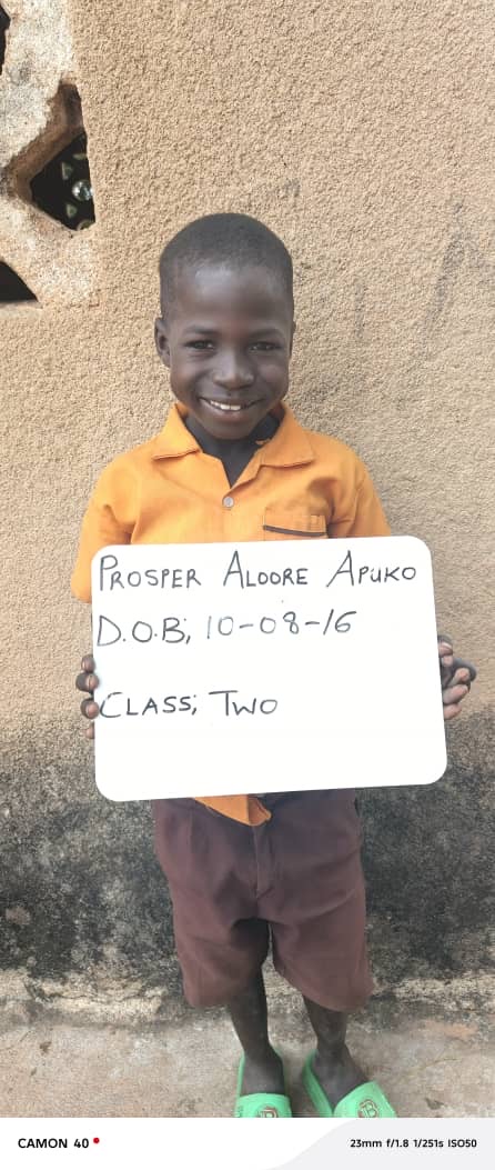 Prosper Aloore Apuko from Ghana