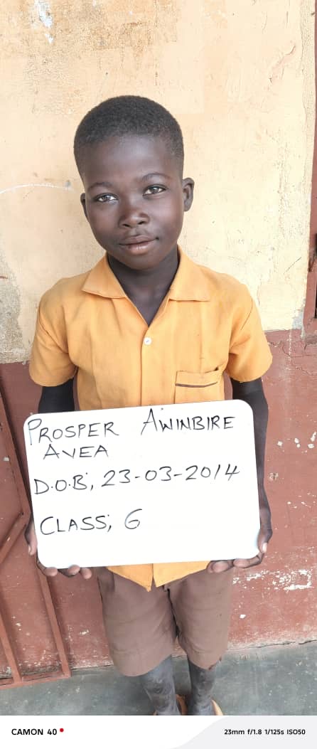 Prosper Awinbire Avea from Ghana