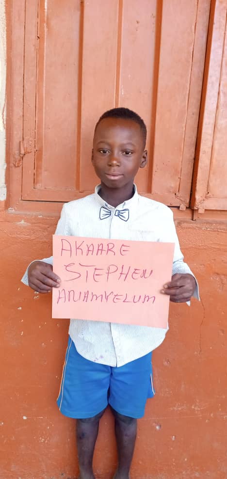 Stephen Anamvelum Akaare from Ghana