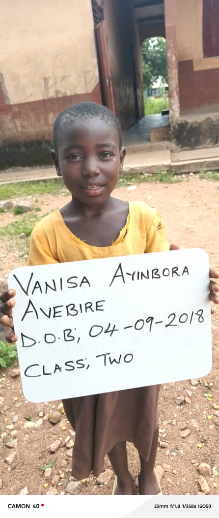 Vanisa Ayinbora Avebire from Ghana