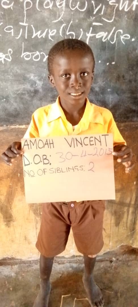 Vincent Amoah from Ghana